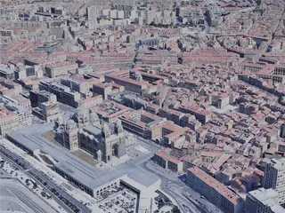 Marseille City, France (2019) 3D Model