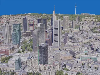 Frankfurt City, Germany (2019) 3D Model