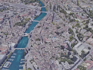 Zurich City, Switzerland (2019) 3D Model