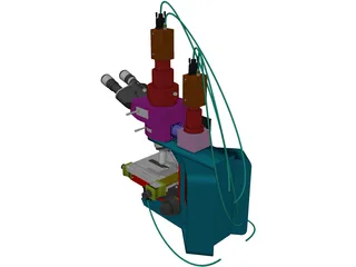 Olympus Microscope 3D Model