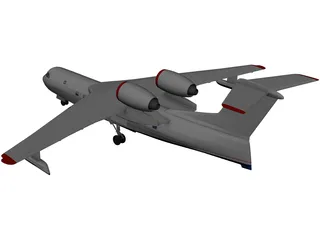 Beriev Be-200 Altair 3D Model