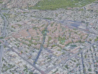 New York City, The Bronx, USA (2019) 3D Model