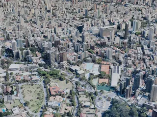 Belo Horizonte City, Brazil (2019) 3D Model