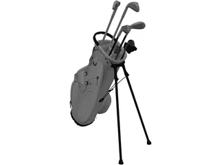 Golf Bag 3D Model