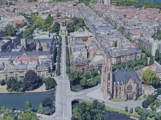 Strasbourg City, France (2019) 3D Model