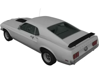 Ford Mustang (1969) 3D Model