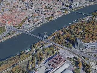 Bratislava City, Slovakia (2019) 3D Model
