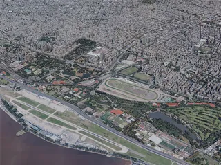 Buenos Aires City, Argentina (2019) 3D Model
