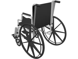 Wheelchair 3D Model