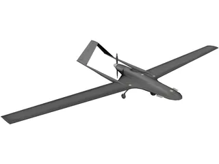 Bayraktar TB2 Tactical UAS 3D Model