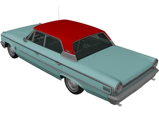 Ford Galaxie 500 (1963) 3D Model