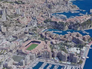 Monaco City, Monaco (2019) 3D Model