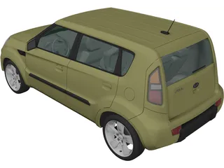 Kia Soul (2010) 3D Model