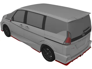 Nissan Serena Nismo (2016) 3D Model