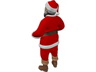 Santa Claus 3D Model