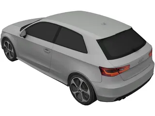 Audi A3 (2013) 3D Model