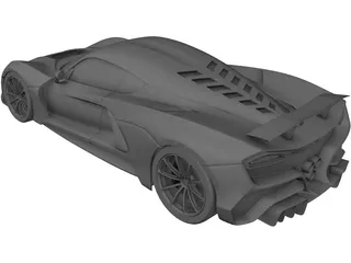 Hennessey Venom F5 (2020) 3D Model