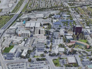San Jose City, CA, USA (2019) 3D Model