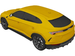 Lamborghini Urus (2019) 3D Model