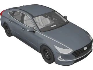 Hyundai Sonata (2020) 3D Model