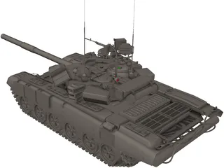 T-90 3D Model