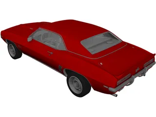 Chevrolet Camaro Z28 Cabrio (1969) 3D Model