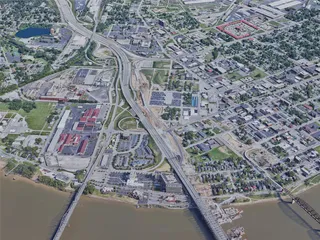 Louisville City, KY, USA (2019) 3D Model