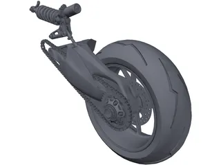 Ducati Rear Train 3D Model