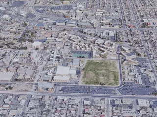 Albuquerque City, NM, USA (2019) 3D Model