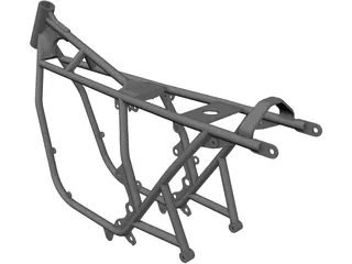 Honda CB750 Frame 3D Model