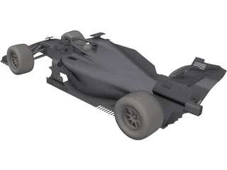 Mercedes Formula One 3D Model