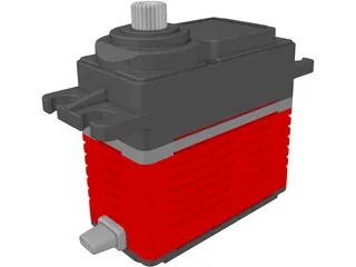 Hitec HSB-9380TH Servo 3D Model