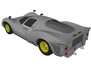 Ferrari 330 P4 (1967) 3D Model