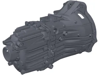 ZF Truck Transmission 3D Model