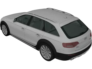 Audi A4 Allroad (2010) 3D Model