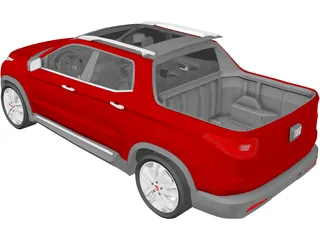 Fiat Toro 3D Model