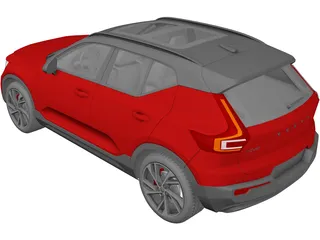 Volvo XC40 (2020) 3D Model