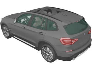 BMW X3 xLine [G01] (2018) 3D Model