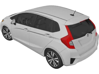 Honda Fit [Jazz] (2017) 3D Model