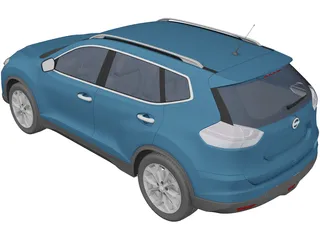 Nissan Rogue (2014) 3D Model