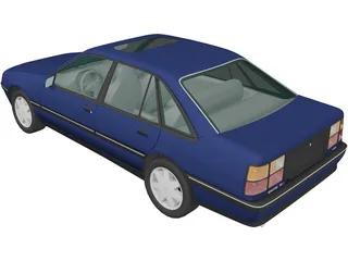 Opel Senator (1987) 3D Model