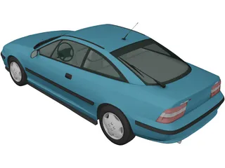 Opel Calibra (1990) 3D Model