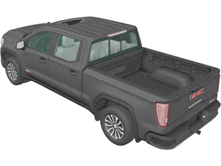 GMC Sierra 1500 Crew Cab (2019) 3D Model