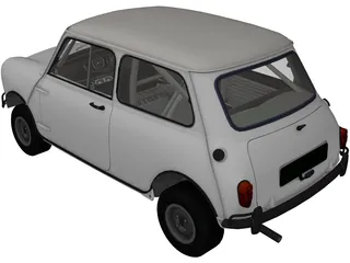 Austin Mini Cooper S (1965) 3D Model