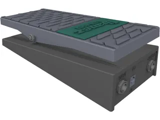 Ibanez WH10 Wah-Wah 3D Model