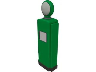 Gas Pump 3D Model