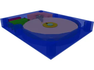 HDD 3.5 Inch 3D Model