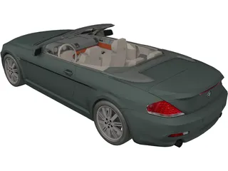 BMW 645i Convertible 3D Model