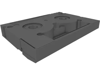 Panasonic MiniDV Cassette 3D Model