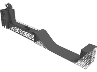 Mega Ramp 3D Model